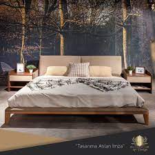 atlanta yatak odasi grubu mdf uzeri dogal ceviz kaplama ve lake cila kumas doseme www artdesign com tr mobilya modoko a modern mobilya mobilya ev dekoru