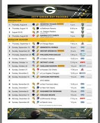 Find out the latest game information for your favorite nfl team on. Updated A Look Ahead At The 2019 Packers Schedule Total Packers