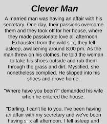 A Married Man Was Having An Affair With Secretary Funny Stories Wife Jokes Irish Jokes