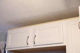 Our kitchen ceiling height put us in a difficult position after installing our ikea kitchen cabinets. Adding Crown Molding To Your Kitchen Cabinets Weekend Craft
