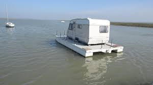 26' pearson 26 foot cabin cruiser new london, connecticut asking $2,500. Grandad Who Couldn T Afford Cabin Cruiser Built His Own Out Of Caravan And Raft Youtube