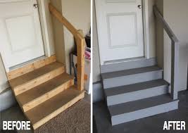 We're available via email or phone: A Step Up Garage Stairs Garage Steps Stairs Makeover