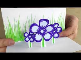 Pop Up Karten Basteln Zum Muttertag Mit Papier Diy Muttertagsgeschenk Selber Machen Youtube Crafts Pop Up Cards Card Craft