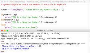 Number = number / 10. Python Program To Check Number Is Positive Or Negative