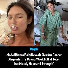 🔗 peoplem.ag/3XuCVZf Bianca Balti has been diagnosed with ovarian cancer.  📷️: Instagram