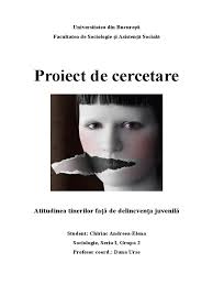 Introducerea punctarea problematicii studiului b. Proiect De Cercetare Mtcs