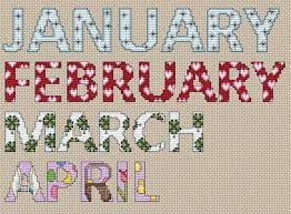 Want to learn how to do a simple cross stitch pattern design? 64 Cross Stitch Calendar Months Ideas Cross Stitch Stitch Counted Cross Stitch