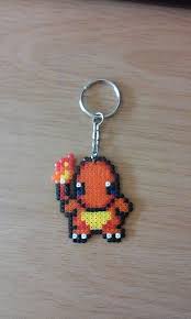 Llavero Salameche Salameche Trousseau Pokemon Perle Perle A Repasser Hama Et Perles A Tisser