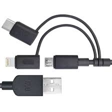 Puregear 3 In 1 Charge Sync Cable With Lightning Type C Micro Usb The Cell