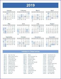 yearly printable 2019 calendar calendar 2019 template