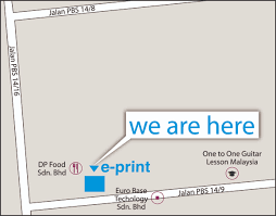 We provide normal black & white photocopy, color photocopy, poster & banner photocopy. Contact Us E Print Solutions Sdn Bhd