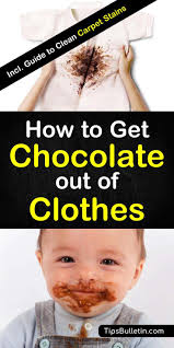 Chocolate is one of the few foods that people feel incredibly passionate about, and it goes far beyond a love for if you need to know how to get chocolate out of a shirt, you can make your own stain remover that will remove chocolate stains from your clothes. 4 Simple Ways To Get Chocolate Out Of Clothes