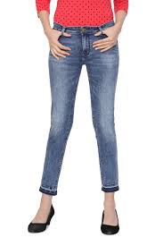 Solly Jeans Jeggings Allen Solly Blue Jeans For Women At Allensolly Com