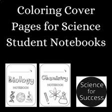 I hope you can use them! Science Notebook Cover Page For Coloring Worksheets Tpt