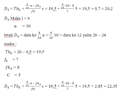 Contoh soal persentil data kelompok. Cara Menyelesaikan Desil Data Berkelompok