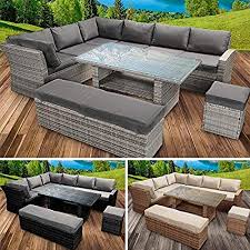 Amazon De Artlife Polyrattan Lounge Manacor Gartenmobel Set Mit Sofa Tisch 2 Hockern Bezuge Grau Sitzgruppe F In 2020 Gartenmobel Sets Gartenmobel Sitzgruppe