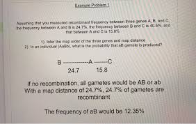 Difference b/w homogametic and heterogametic. Example Problem 1 Assuming That You Measured Chegg Com