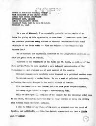Here you find all speeches given by the current president, christine lagarde, as well as all speeches given by her predecessors going back to the start of the ecb in 1998. Speech Of Vice President Harry S Truman In Jefferson City Missouri Harry S Truman
