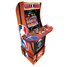 Commercial & home arcades click for more info reproduction replacement cabinets click for more info recently added see a 3d rendering with custom art custom artwork is a great way to show off your favorite sports team or advertise for your business. Arcade1up Nba Jam Wifi Arcade Cabinet Jb Hi Fi