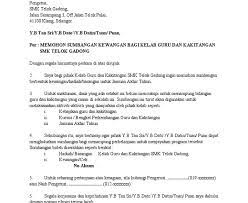 Memohon sumbangan kewangan untuk membina dataran berbumbung laman bestari smk datok lokman. Contoh Surat Mohon Sumbangan Pembedahan Contoh Surat