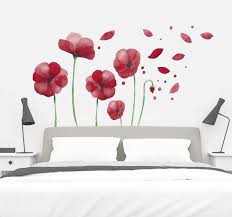 Check spelling or type a new query. Wall Stickers Bedroom Poppy Flowers Tenstickers