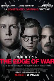 Movie adaptations of historical fiction books, including Munich and  Operation Mincemeat