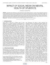 On it, a sticker that read: Pdf Impact Of Social Media On Mental Health Of Students