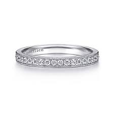 Lustrous and luxurious, white gold wedding bands persist year after year as a bestseller in wedding jewelry. Wedding Bands Diamond Band Collections Gabriel Co