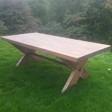 It does because it adds extra value to your house and even more because it adds comfort to the way you live it. 5ft Rustic Garden Table Add A Touch Of Class To Your Garden Ligneus Uk Designs