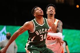 Milwaukee bucks star giannis antetokounmpo was helped off the court in the second half of game 4 of the eastern conference finals after suffering a left knee injury. Atlanta Hawks Milwaukee Bucks Who Ll Win The Eastern Conference Finals The Athletic