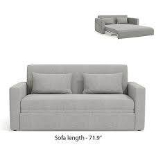The bed frame snaps into the place, and the pair of legs automatically come down to support the mattress. Sofa Cum Bed Upto 25 Off Best Sofa Come Bed Designs Online At Best Prices Urban Ladder