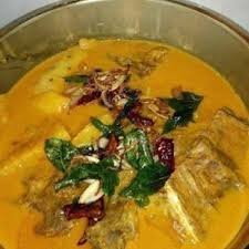 Daging gulai kawah, acar jelatah, sambal pauh, kai. Kita Masak Gulai Nenas Ikan Talang