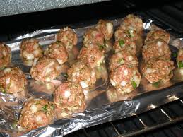 Kabobs can be cooked in the oven. Oven Meatballs With Everything Flavors Mah Zeh Taim How Delish