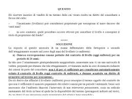 Quesito N 701 Vendita Di Un Terreno Dalla Cui Visura Risulta Un Diritto Del Concedente