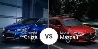 chevy cruze vs mazda3 compact hatchback and sedan showdown chevy cruze vs mazda3 compact