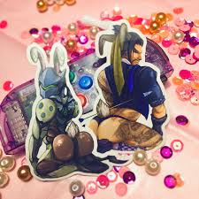 Overwatching Hero Inspired Funny Butt Vinyl Sticker Set - Etsy