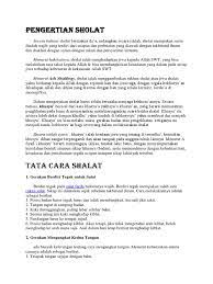 Maybe you would like to learn more about one of these? Pengertian Sholat Pdf