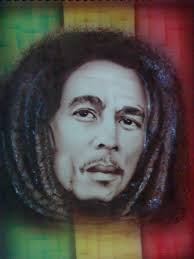 BOB MARLEY (airbrush portrait)