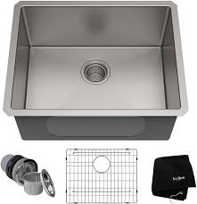 Check spelling or type a new query. Amazon Com Kraus Standard Pro 23 Inch 16 Gauge Undermount Single Bowl Stainless Steel Kitchen Sink Khu101 23 Everything Else