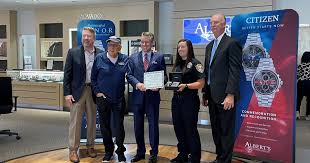 Albert's Diamond Jewelry honors first responders