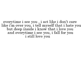 It's their attempt of making you jealous. I Love My Ex Quotes Quotesgram