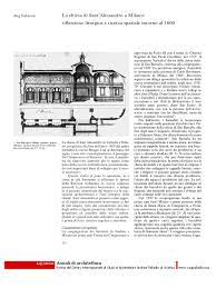 La nomina a parroco delle parrocchie di sant'alessandro e di san lorenzo in città del rev.do presbitero don claudio boldini. La Chiesa Di Sant Alessandro A Milano Riflessione Liturgica E Ricerca Spaziale Intorno Al 1600