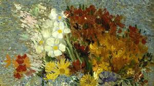 In paris in 1886, vincent van gogh produced a great many still lifes of flowers, including this one of gladioli and asters. Van Gogh S Flowers In A Blue Vase Damage Seen In X Rays Bbc News