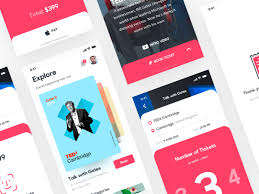 Ticket Booking App Booking App Event App Mobile Web Design