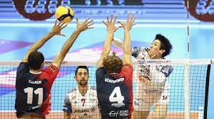 Volleyball is played by two teams on a 18m x 9m court divided by a net (2.43m high for men, 2.24m for women). Yuki Ishikawa Named Captain Of Japan Men S Olympic Volleyball Team The Japan Times