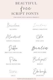 10 Beautiful Free Script Fonts Hygge Design Co In 2020 Free Script Fonts Script Fonts Combination Free Cursive Fonts