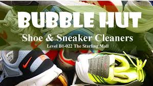 Cleaning, repair, repainting, unyellowing treatment, water repellent, deodorizing and customization. Bubblehut Shoe Sneaker Cleaning Repair And Restoration Service Shoe Sneaker Cleaning And Repair Shop In Starling Mall Damansara Uptown Petaling Jaya