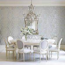 Wonderful Wall Coverings Dining Room Wallpaper Elegant Dining Room Elegant Dining