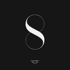 The number 8 meaning relates to every aspect of your life. No 184 A New Geometric Design Every Day Logo Design Typography Graphic Design Tattoos Numbers Typography