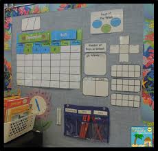 My 2nd Grade Tropical Classroom Calendar Math 2nd Grade Math Math Focus Walls
